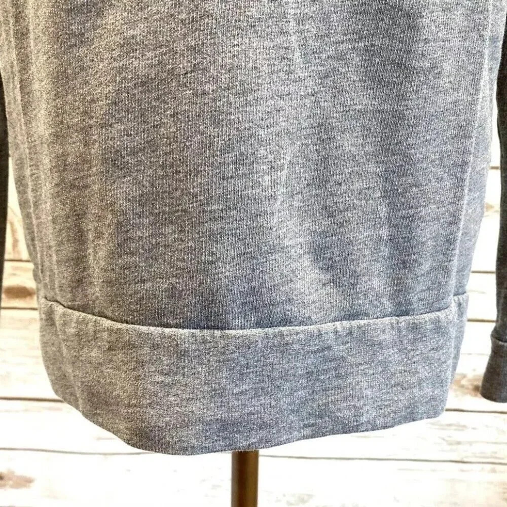 H&M Women Pull Over Crew Neck Gray Casual Sweatshirt Size Small - Picture 7 of 12